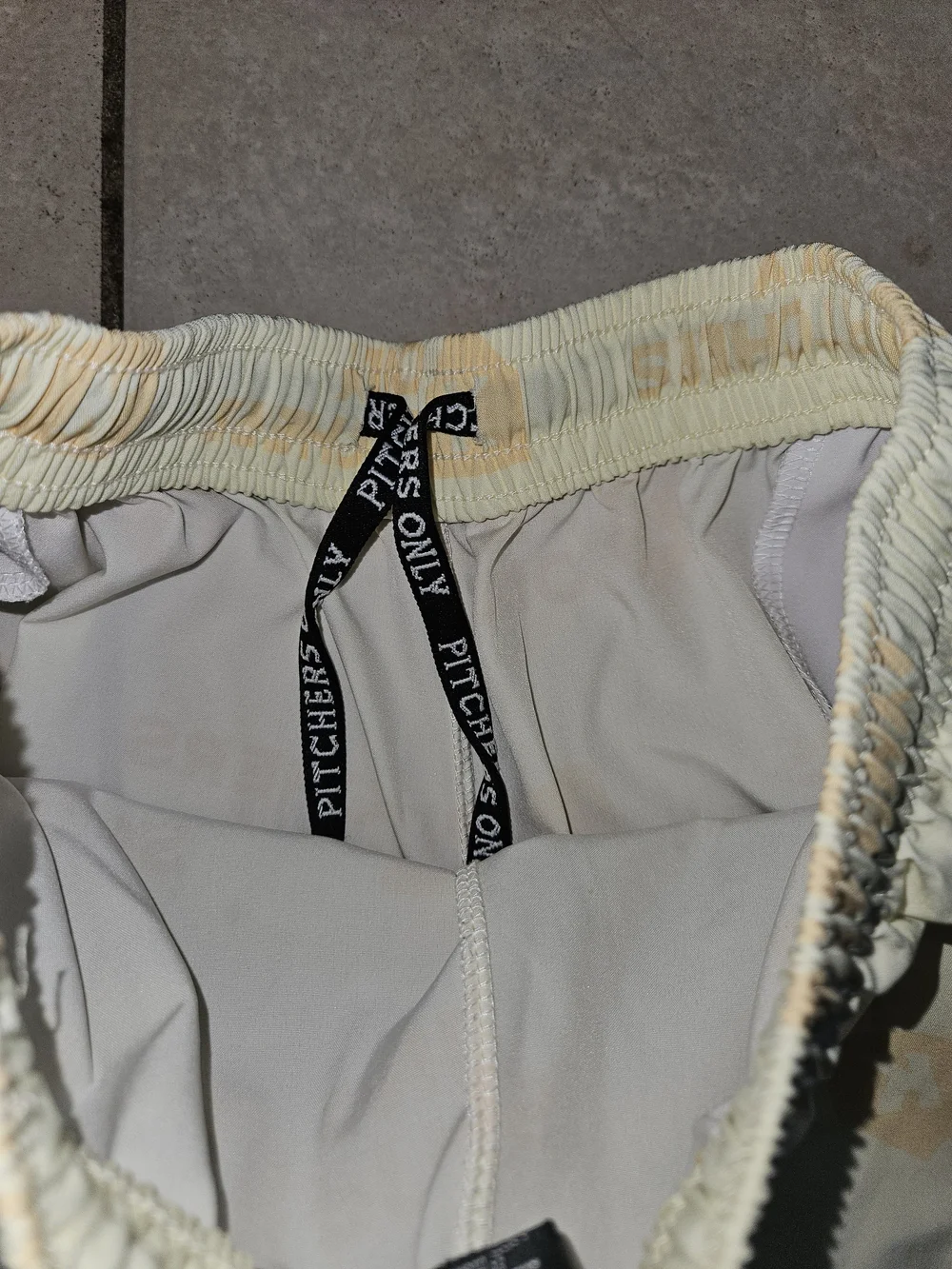 Yellow Athletic Shorts for Men